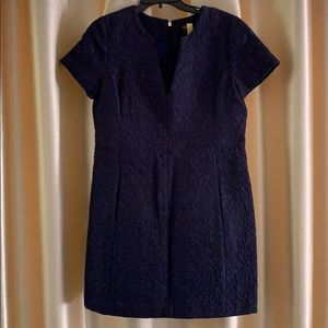 Bird quilted mini dress